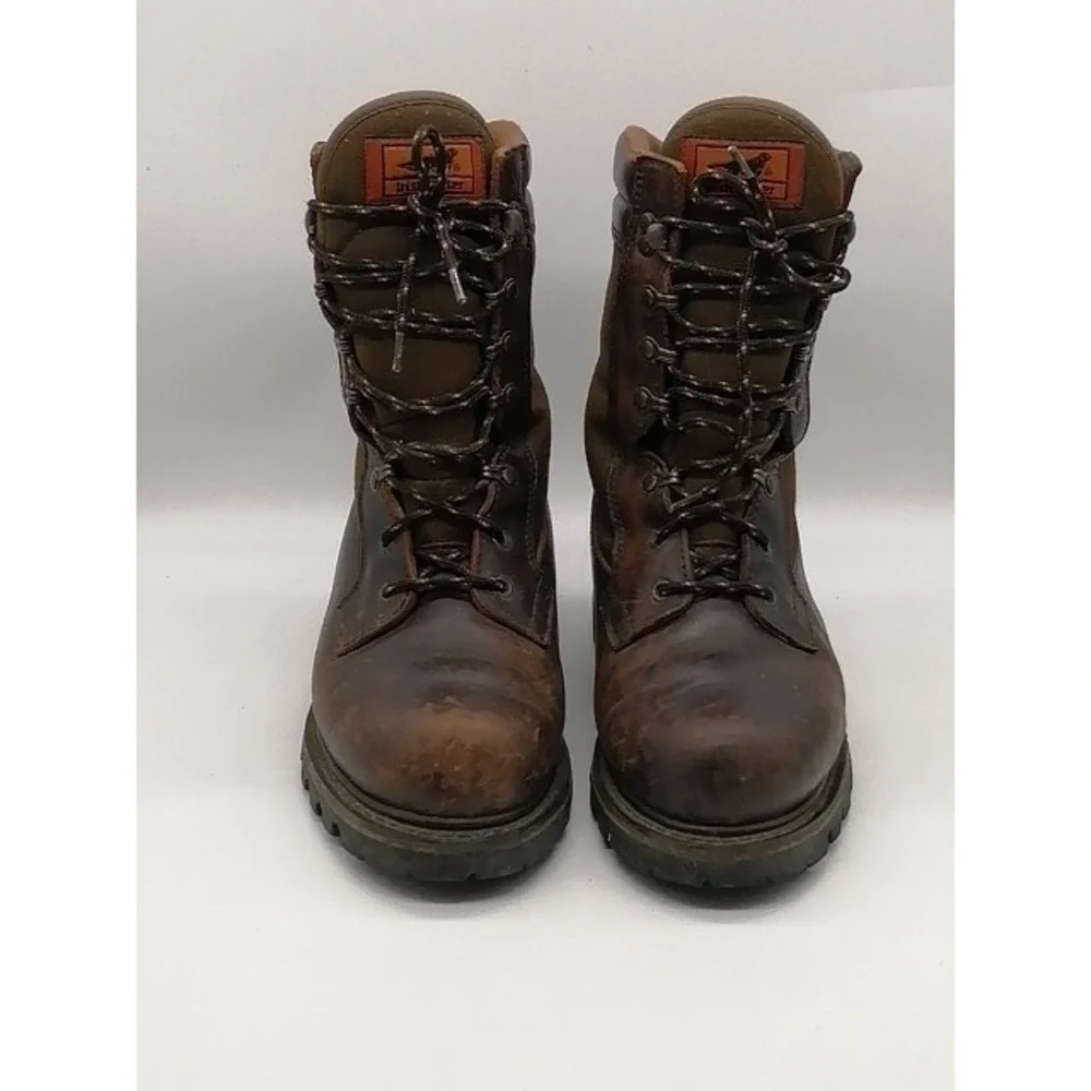 Irish Setter Boots Mens Brown 8EE Work Shoe Vibram Thinsulate Safety Toe 896